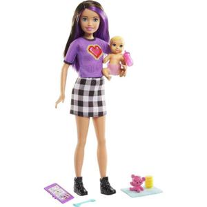 MATTEL LALKA BARBIE SKIPPER OPIEKUNKA Z BOBASEM GRP11 - 2878912902