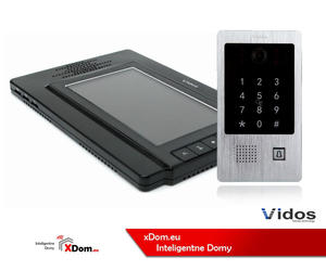 Zestaw Wideodomofonu z szyfratorem i czytnikiem kart RFID Vidos S20DA_M320B - 2859656115