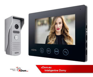 WIDEODOMOFON ''EURA'' VDP-40A3 FENIKS CZARNY monitor z WiFi - 2859656494