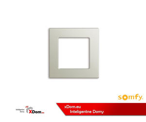 SOMFY 9015025 ramka 50x50 do radiowego nadajnika naciennego Smoove, kolor silver mat - 2875277021