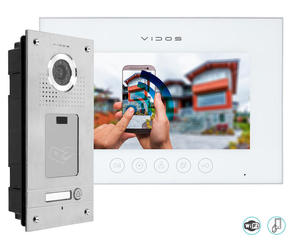 Wideodomofon z czytnikiem RFID Vidos S561A M11WX WiFi - 2869814387