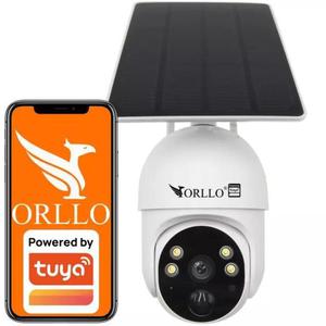 Kamera IP bezprzewodowa 4G LTE obrotowa z panelem solarnym Orllo TZ1 PRO - 2875376696