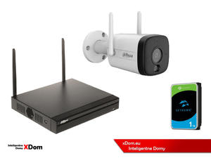 Zestaw monitoringu IP Dahua Kamera WI-FI 5MPx aktywne odtraszanie LED IR do 30m - 2882043417