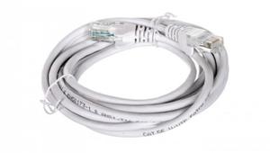 Kabel krosowy patchcord U/UTP kat.5e CCA bia - 2859707891