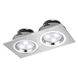 Oprawa wstropowa LED MODENA 2x3x1W 230V 6400K zimny bia - 2859708492