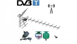 Antena DVB-T kierunkowa 19-elementowa YAGA + wzmacniacz LIBOX LB019W - 2859715990