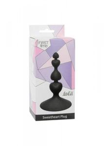 Plug-Anal Plug Sweetheart Plug Black - 2878359683