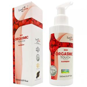 ORGASMIC TOUCH Orgazmowy el do masau i stymulacji MALINOWY 150m - 2861379243