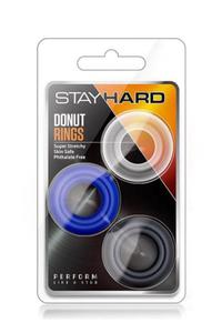 STAY HARD DONUT RINGS ASSORTED - 2878728453