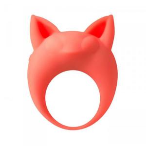 Piercie- Vibrating Cockring MiMi Animals Lemur Remi Orange - 2878365175