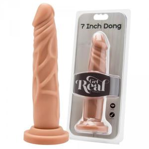 Realistyczne ylaste dildo z przyssawk 18cm - 2861384719