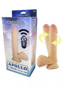 Wibrator-APOLLO-LOVECLONEX 7""""-rotation USB - 2868367311