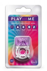 PLAY WITH ME ONE NIGHT STAND VIBRATING C-RING PURPLE - 2878368235