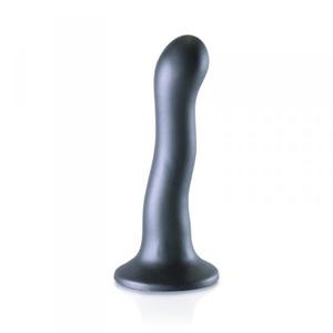Ultra Soft Silicone Curvy G-Spot Dildo - 7'' / 17 cm - 2878373223