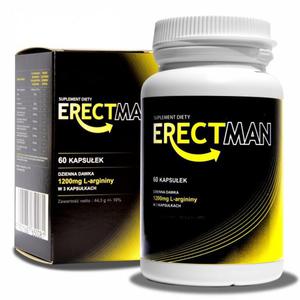 ERECTMAN - Bardzo mocny suplement na erekcj 60caps. - 2832572113