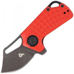 N BlackFox Puck Red G10, Black Stone Washed D2 by Grigorii Matveev (BF-761 R) - 2877142685