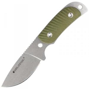 N Real Steel Hunter 165 Green G10, Stonewashed 12C27 (3533) - 2874525526