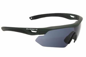 SwissEye - Okulary strzeleckie Nighthawk 3ls - Rubber Green (40293) - 2877249537