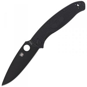 N skadany Spyderco Resilience Lightweight, Black Blade Plain 8Cr13MoV (C142PBBK) - 2877827982