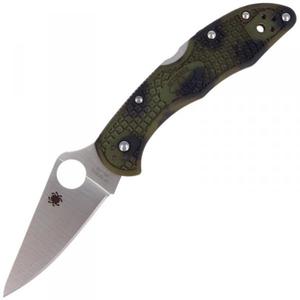 N skadany Spyderco Delica 4 FRN Zome Green, Plain VG-10 (C11ZFPGR) - 2877827983