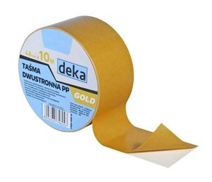 TAMA DWUSTRONNA PP GOLD 48MM*10M - 2878475617