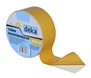 TAMA DWUSTRONNA PP GOLD 48MM*25M - 2878475618