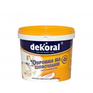 EMULSJA LATEKSOWA WEWNTRZNA DEKORAL AKRYLIT W PLUS BIA.10L - 2878469922