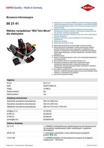 WALIZKA NARZDZIOWA 'BIG TWIN MOVE' DLA ELEKTRYKW 63-CZʦCI - 2878482084