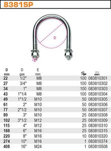 CYBANT UCHWYT PRTOWY DO RUR M8 55*34MM - 2878482722