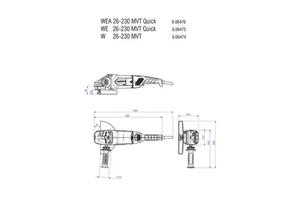 SZLIFIERKA KTOWA WE 26-230 MVT QUICK - 2878486035