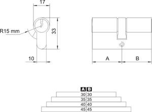 WKADKA SYMETRYCZNA MOSIʯNA 40/40 - 2878486637