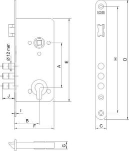 ZAMEK WPUSZCZCZANY TRZPIENIOWY LOB 72 NA WKADK ZT75 14B - 2878486853