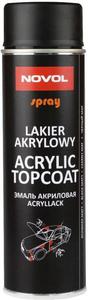 SPRAY ACRYL TOPCOAT CZARNY MAT 500 ML - 2878487122