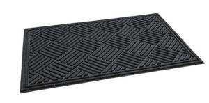 WYCIERACZKA ECO RIB -CROSSHATCH 60X90 BLACK - 2878495935