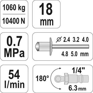 NITOWNICA PNEUMATYCZNA 2,4-5,0MM - 2878496950