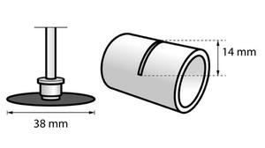 TARCZE SC DO METALU 38MM/5SZT DREMEL - 2878472384