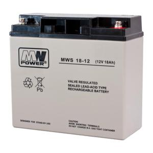 Akumulator MWS 18-12 AGM 12V/18AH-MWS - 2822952669