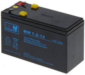 Akumulator MW 7.2-12 AGM 12V 7,2Ah MW Power - 2822948410