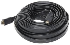 Kabel HDMI-15-FL paski wtyki proste 15m v1.4 - 2848013952