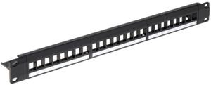 Patch panel Keystone PP-24/FX/C1 RACK 19'' 1U - 2822956442