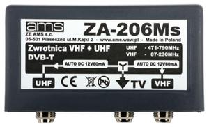 Zwrotnica antenowa ZA-206Ms VHF/21-60/75 zcza F - 2849725414