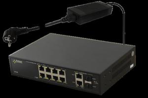 Switch 8x PoE 2x Uplink SF108 Pulsar - 2859879453