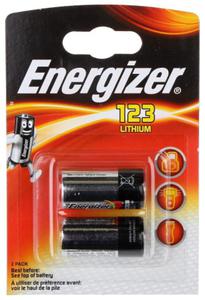 Bateria litowa BAT-CR123A/E*P2 opakowanie 2 sztuki - 2859880076