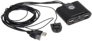 Przełącznik + HUB USB US224 2x 115cm Aten - 2859880137