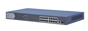 Switch DS-3E0518P-E 16xPoE 2xUplink Hikvision - 2859882455