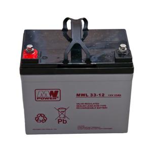 Akumulator MWL 33-12 AGM 12V 33Ah MW Power - 2822950533