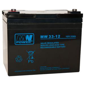 Akumulator MW 33-12 AGM 12V 33Ah MW Power - 2822950536