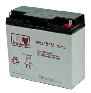 Akumulator MWL 18-12F AGM 12V 18Ah MW Power - 2822950569