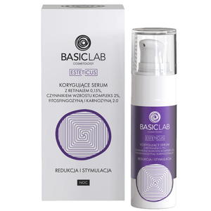 Basiclab Estaticus Korygujce Serum Redukcja I Stymulacja Noc 30ml - 2874532566