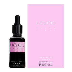 LIQ CC - Serum Light 15% Vitamin C BOOST Lekkie serum rozwietlajce z witamin C, 30 ml - 2878388993